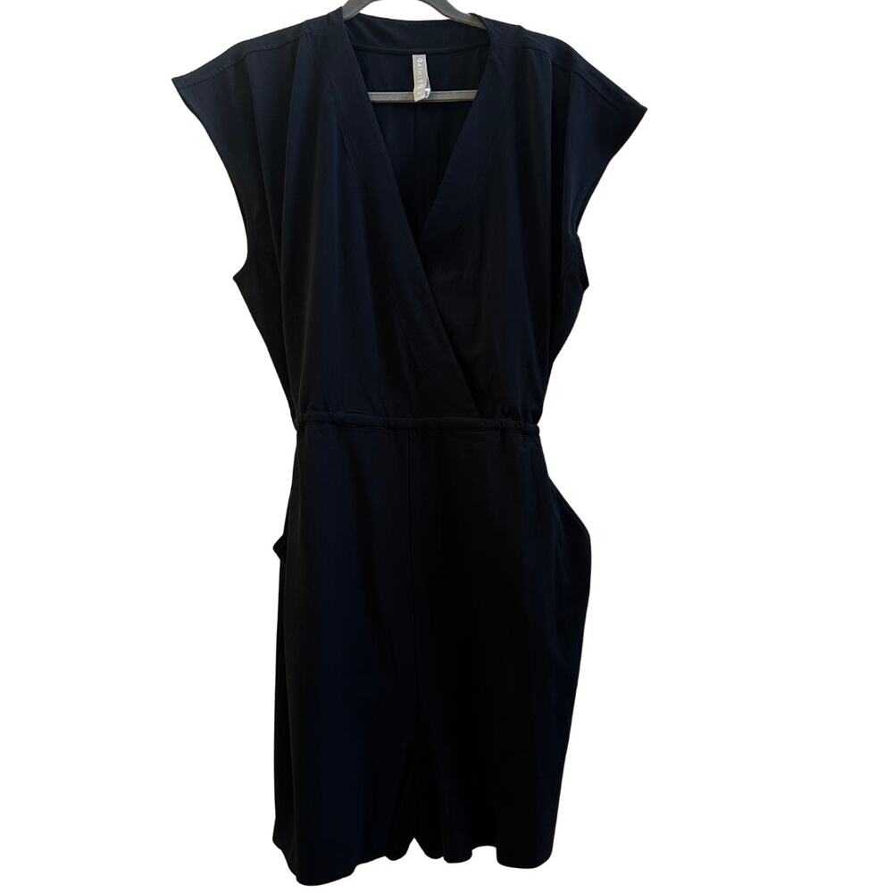 Athleta Black Travel Utility Romper XL